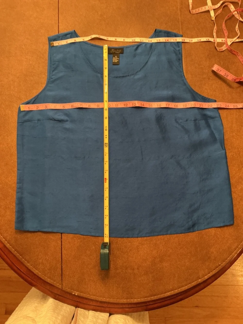 Karen Arnold Woman Silk tank & jacket set Sz 1X 3/4 sleeves Euro-Summer Vintage